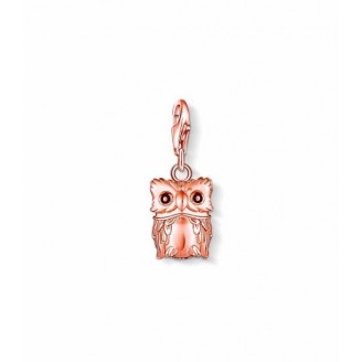 Thomas Sabo rose gold owl charm