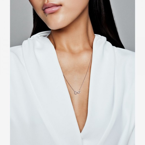 Collar en plata de ley Infinito