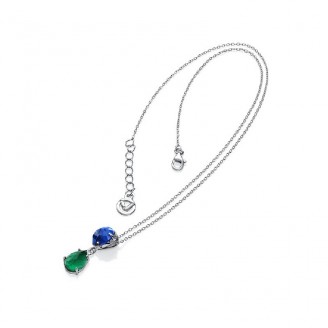 Viceroy Chic necklace green and blue stones