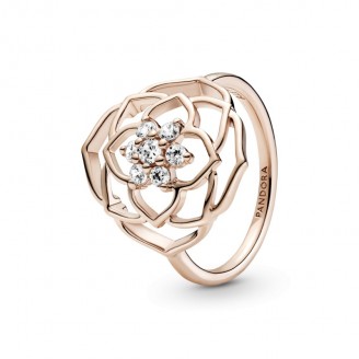 Ring in Pandora Rose Statement Rose Petals