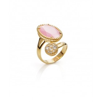 VICEROY RING PENÉLOPE CRUZ COLLECTION GOLD-PLATED SILVER WITH GEM