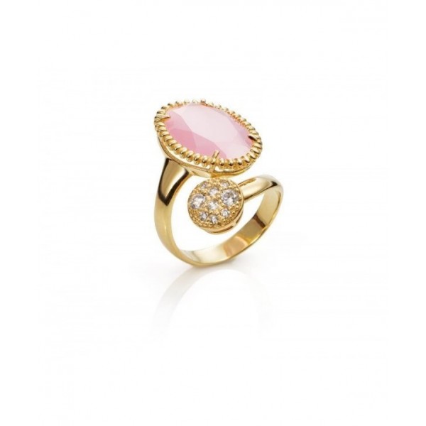 VICEROY RING PENÉLOPE CRUZ COLLECTION GOLD-PLATED SILVER WITH GEM