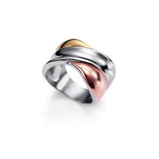 TRICOLOR STEEL VICEROY RING