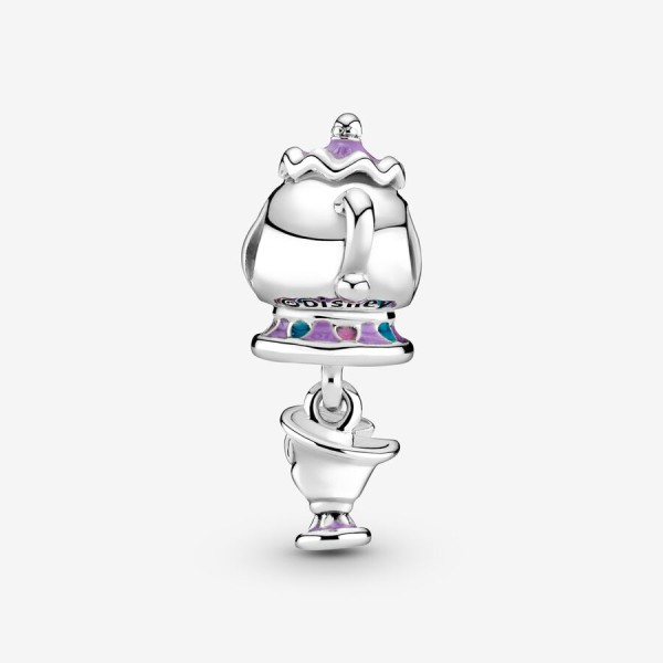 Disney Beauty and the Beast Mrs. Potts and Chip Pendant Charm