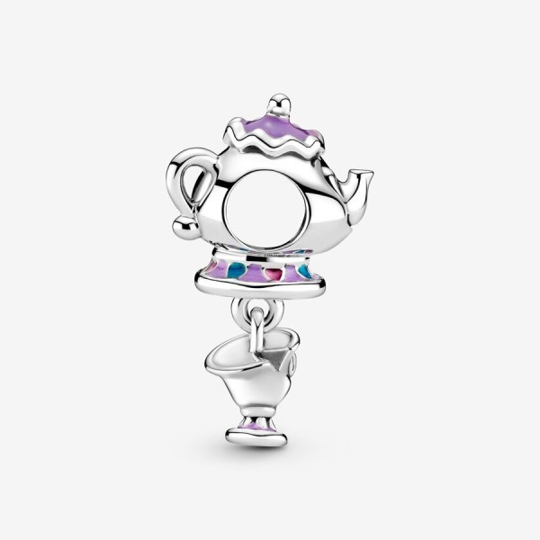 Disney Beauty and the Beast Mrs. Potts and Chip Pendant Charm