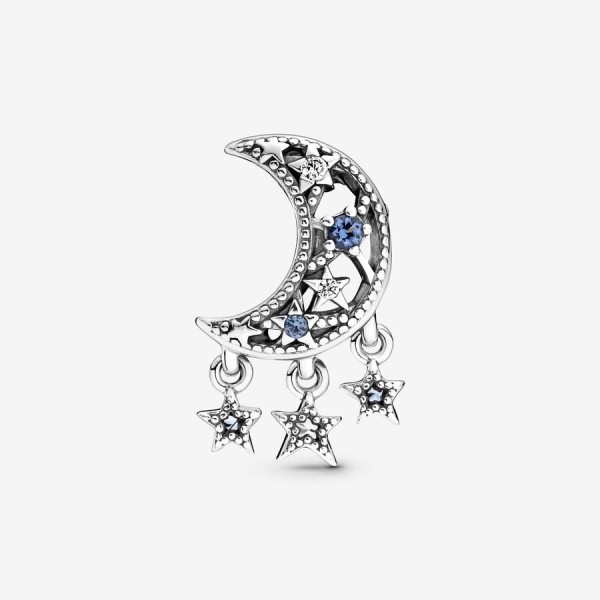 Charm Estrellas y Luna Creciente