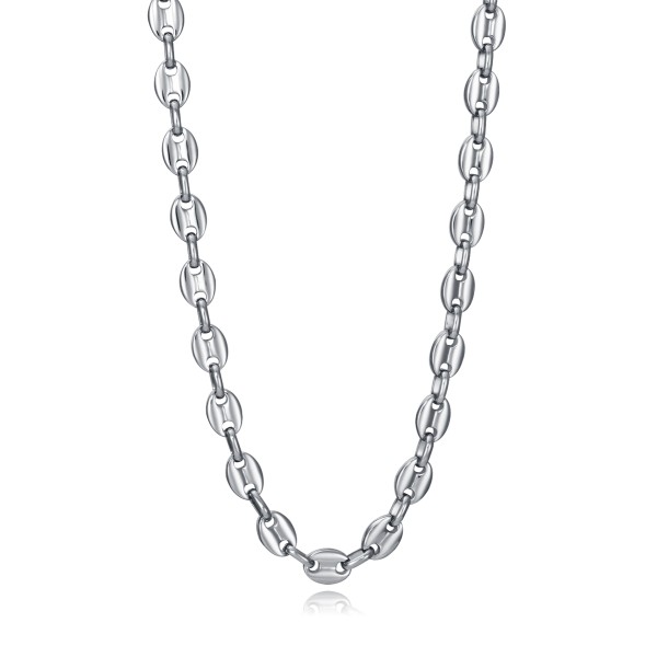 Viceroy Magnum steel necklace with oval links