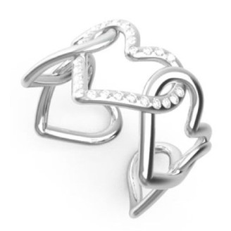 Guess Heart to Heart Silver