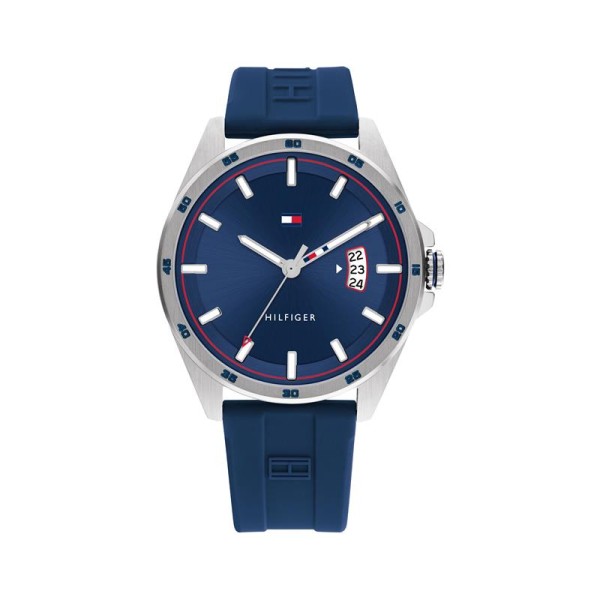 Tommy Hilfiger Carter Men's Blue and Silver Watch