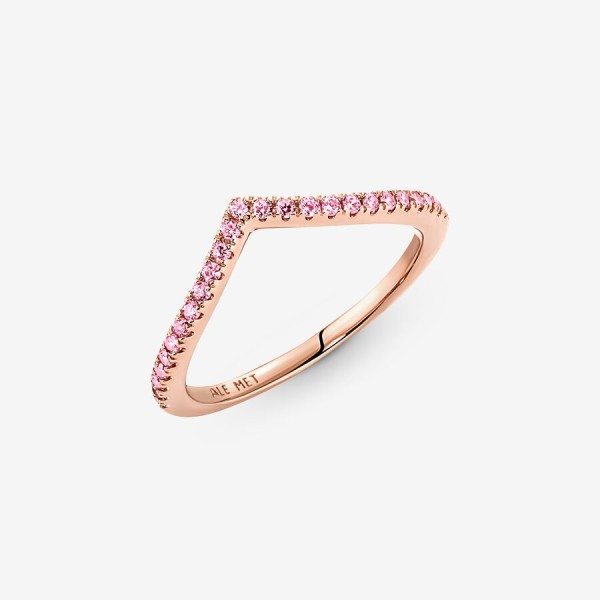 Pink Shimmering Wish Ring