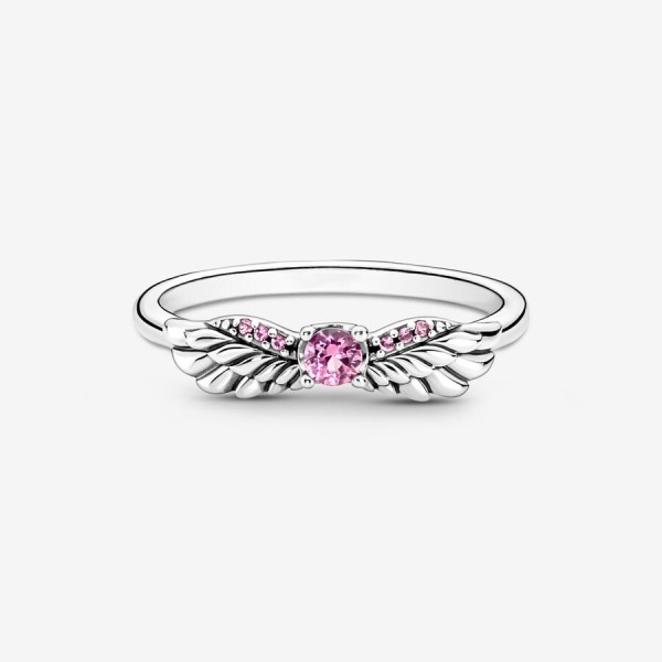 Shining Angel Wings Ring