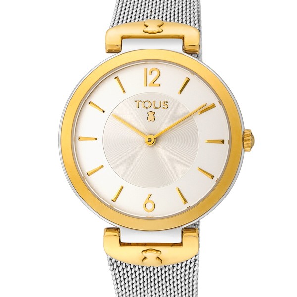 Tous S-Mesh watch in stainless steel