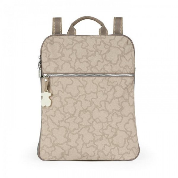 MOCHILA TOUS KAOS NEW NYLON COLOR PIEDRA