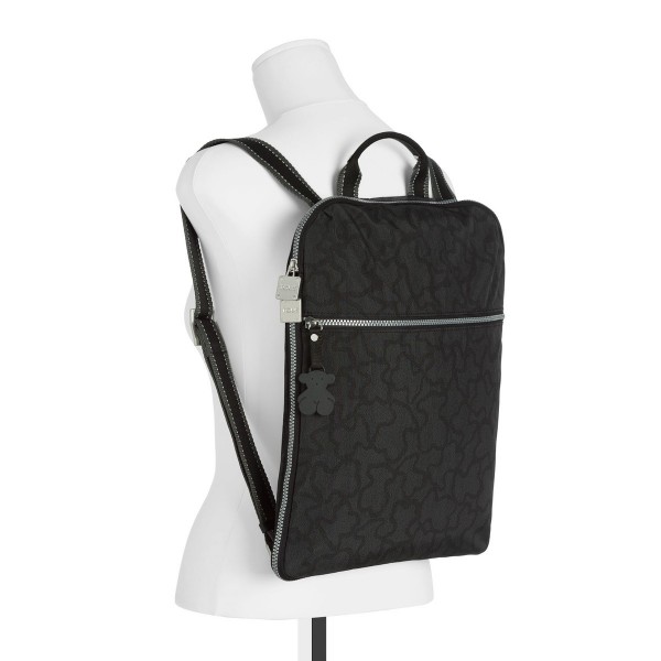 MOCHILA TOUS KAOS NEW COLORES ANTRACITA-NEGRO