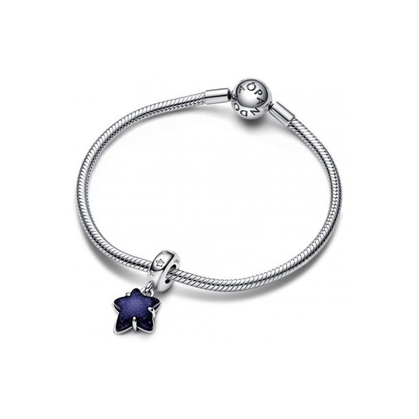 CHARM PANDORA ESTRELLA CIRCONITA AZUL