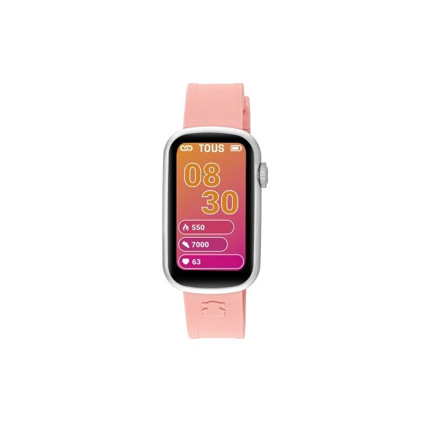 RELOJ TOUS T-BAND ALUMINIO ROSA/BLANCO