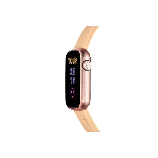 RELOJ TOUS T-BAND ALUMINIO ROSA/NEGRO