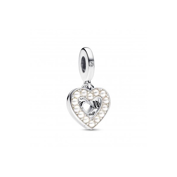 CHARM PANDORA CORAZON NACAR GRACIAS MAMA
