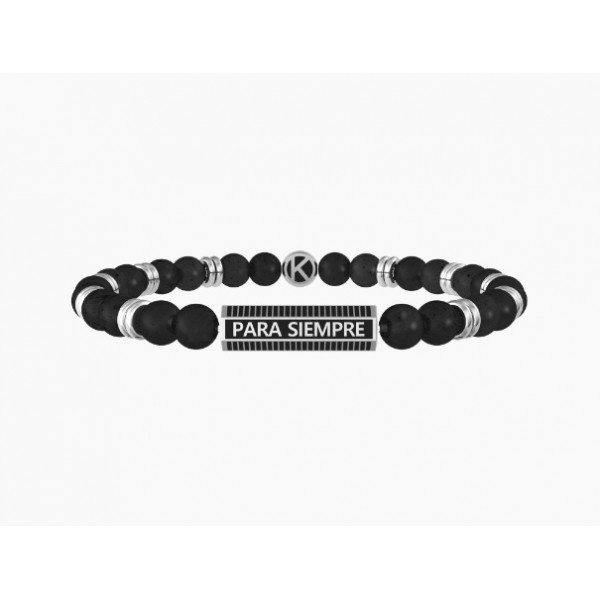 PULSERA PIEDRA LAVA KIDULT HERMANO-AMIGO