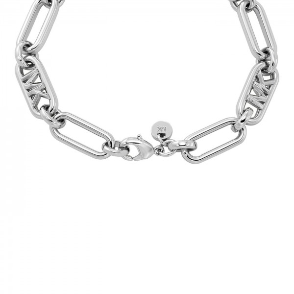 PULSERA PLATA MKORS LOGO