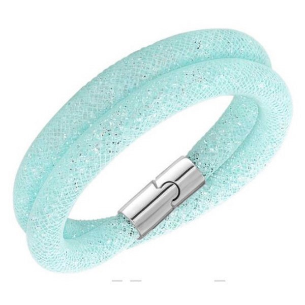 Stardust Light Blue Double Swarovski Bracelet