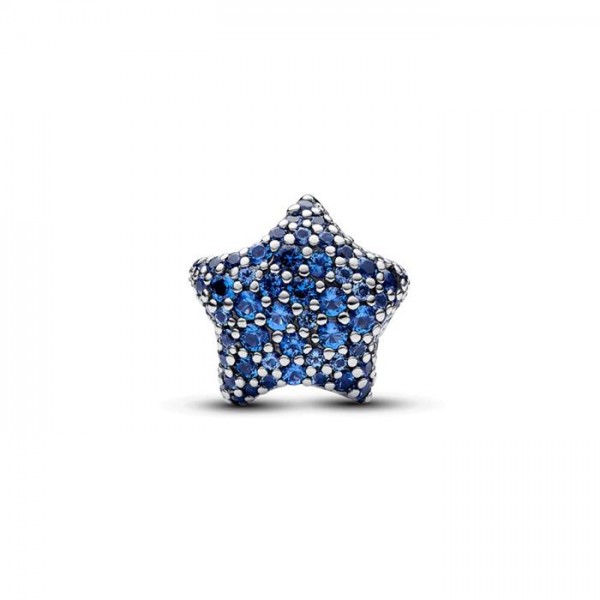 CHARM PANDORA ESTRELLA PAVE CIRCONITAS AZULES
