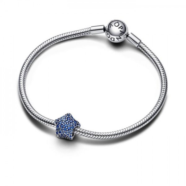 CHARM PANDORA ESTRELLA PAVE CIRCONITAS AZULES