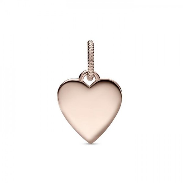 COLGANTE PANDORA CORAZON ROSE 14K
