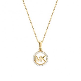 COLLAR GOLD MICHAEL KORS LOGO