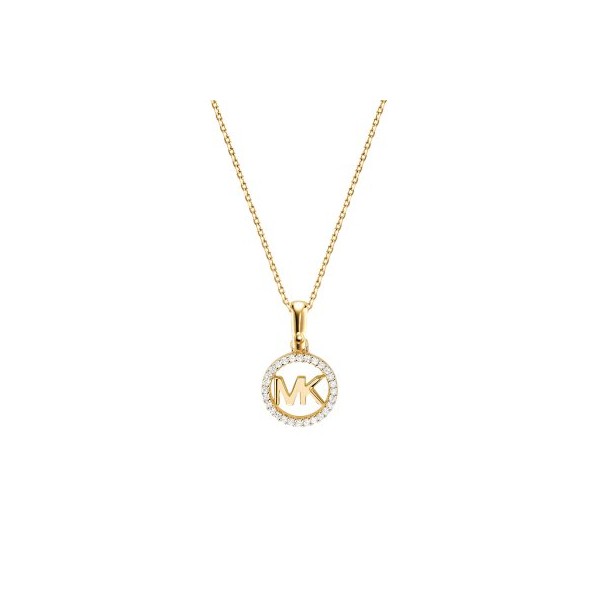 COLLAR GOLD MICHAEL KORS LOGO