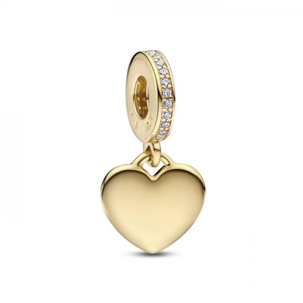 CHARM PANDORA GRABAR 14K ZIRCONIO