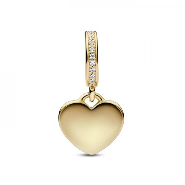CHARM PANDORA GRABAR 14K ZIRCONIO