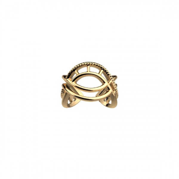 SORTIJA LES GEORGETTES DIVINE GOLD