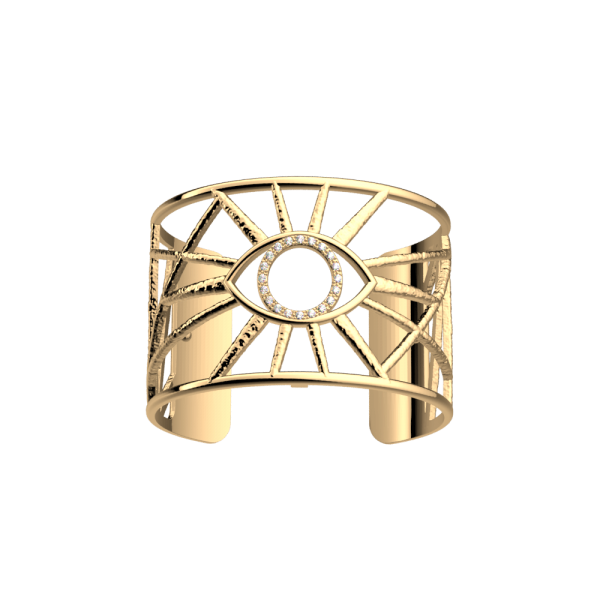 PULSERA LES GEORGETTES OEIL  GOLD 40MM
