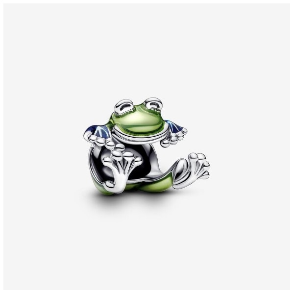 CHARM PANDORA RANA TREPADORA ESMALTE VERDE