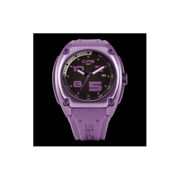 RELOJ CP5 LILA CAJA NEGRA