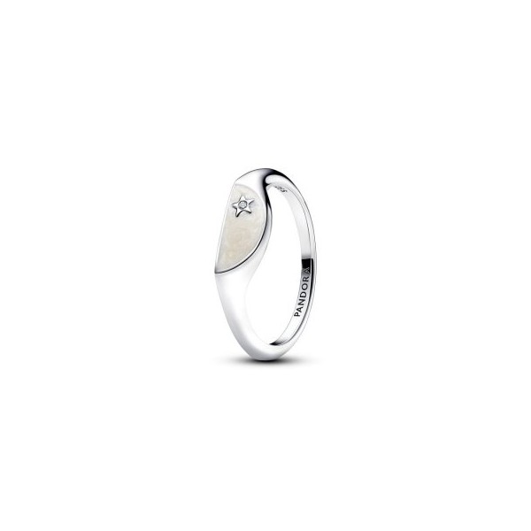 SORTIJA PANDORA MEDIO SELLO ESMALTE