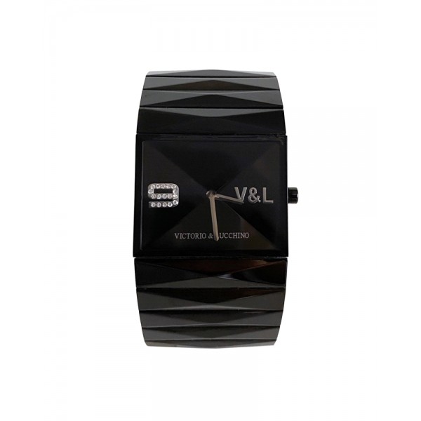 RELOJ VICTORIO & LUCCHINO BROADWAY NEGRO VL041202