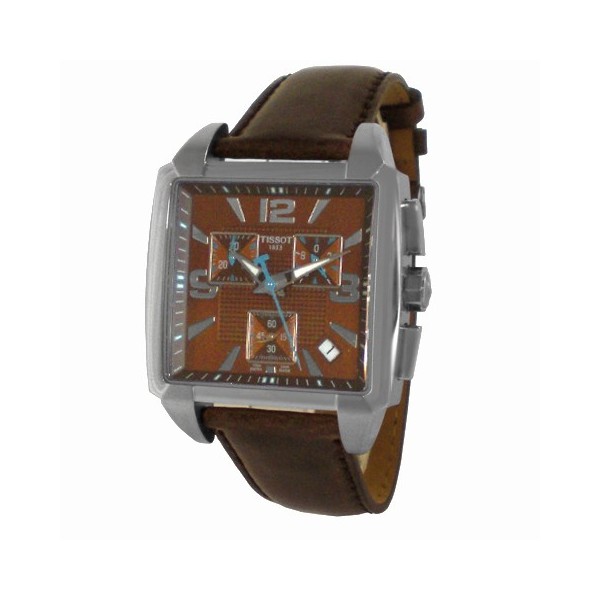 RELOJ TISSOT CRONO ACERO Y PIEL
