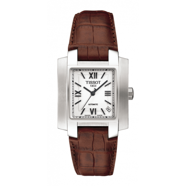 RELOJ TISSOT AUTOMATICO PIEL MARRON