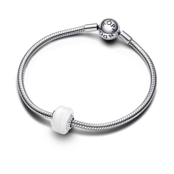 CHARM PANDORA MURANO BLANCO