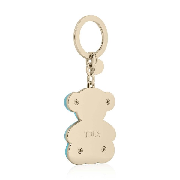 LLAVERO TOUS HALF BOLD BEAR TURQUESA