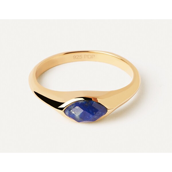 SORTIJA PDPAOLA LAPISLAZULI DORADA