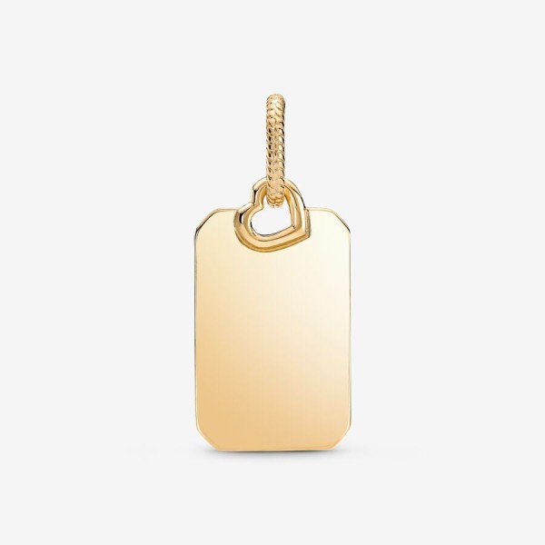 Colgante Etiqueta Rectangular Grabable