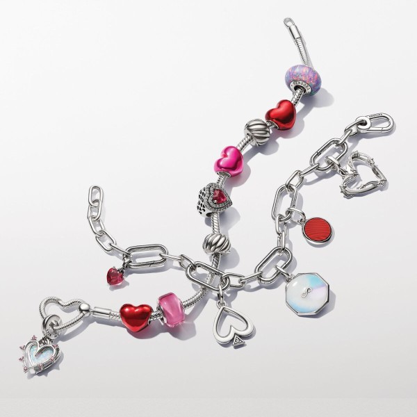 Charm Colgante Doble Amistad Opalescente