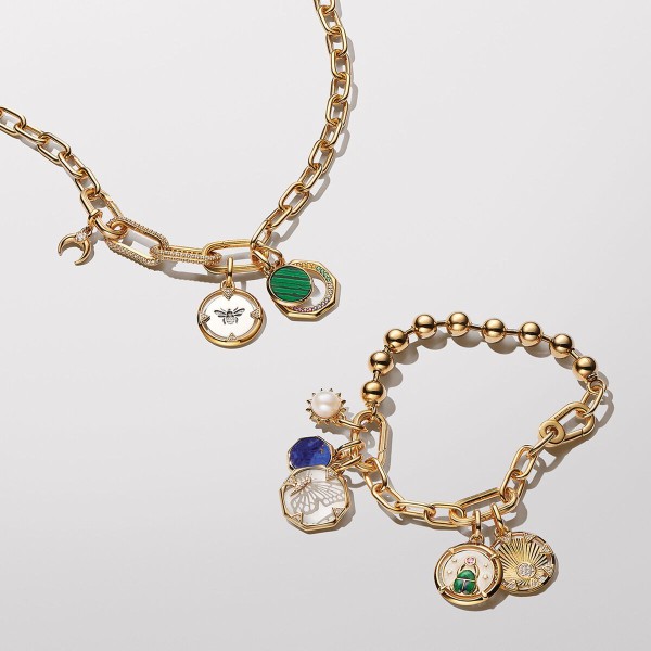Charm Mini Medallón Grabable Pandora ME Verde