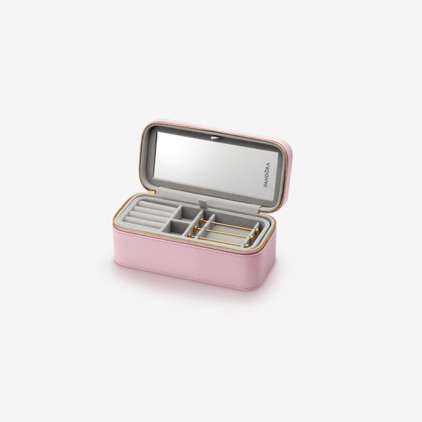 JOYERO PANDORA PEQUEÑO ROSA A008