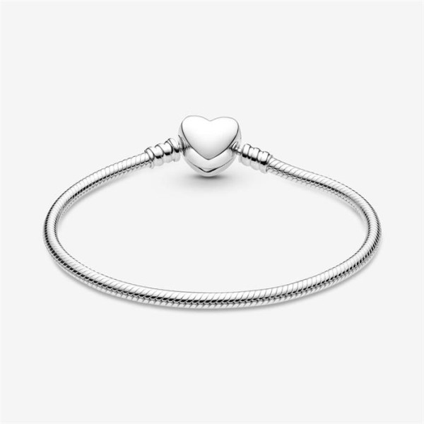 PULSERA PANDORA SNAKE CIERRE CORAZON