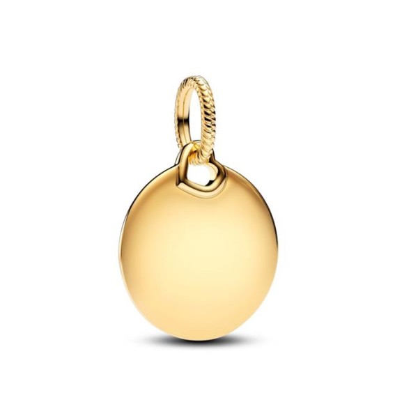 CHARM COLGANTE GOLD-PLATED REDONDO