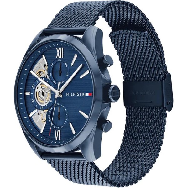 RELOJ MALLA TOMMY BAKER AZUL